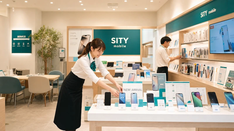 携帯電話ショップの店舗運営を支援するSITY受託パートナー